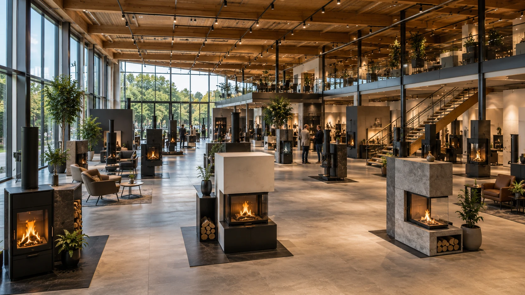 Visualisierung der Ausstellung der Feuerwelt